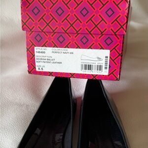 Tory Burch Perfect Navy Ballet Flats